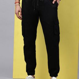 Kaali Peeli Men Mid-Rise Relaxed Fit Cargos-image-18