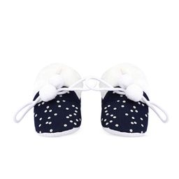 COCO CANDY Kids Pom Pom Polka Dot Booties-image-27