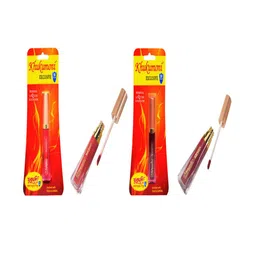 Khukumoni Set Of 2 Exclusive Herbal Premium Liquid Sindoor - 8 ml Each - Maroon - Red-picture-46