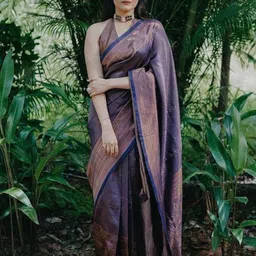 Visit Wear Woven Design Zari Pure Silk Banarasi Saree-image-24