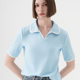 LULU & SKY Polo Collar T-shirt-image-93