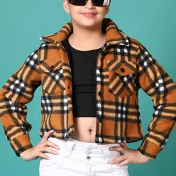 V-Mart Girls Checked Sweatshirt-picture-27