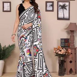 Moda Rapido Poly Georgette Designer Leheriya Saree-picture-36