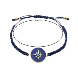 SALTY Set Of 4 Evil Eye Protector Rakhis With Greeting Card & Roli Chawal image 4