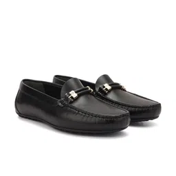 ROSSO BRUNELLO Women Textured Leather Loafers-image-35