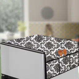 The Furnishing Tree Off White Printed Refrigerator Cover-picture-13