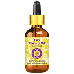 Deve Herbes Pure Chironji Cold Pressed Oil with Glass Dropper - 100ml-51