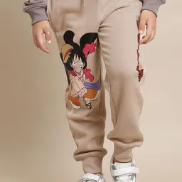 Kids Ville Boys Printed Mid Rise Joggers-image-61