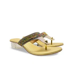FABBMATE Women Embellished Party Comfort Mules-21