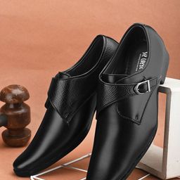 HERE&NOW Men Formal Monk Shoes-image-16