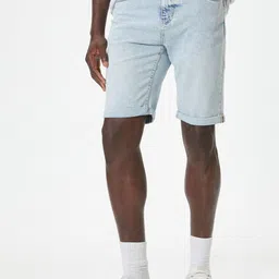 Koton Men Checked Printed Shorts-image-20