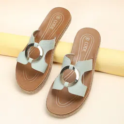 CODE by Lifestyle Women Textured Open Toe Flats-18