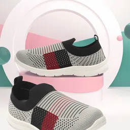 BAESD Girls Woven Design Slip-On Sneakers-image-85