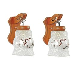Somil Premium Designer Glass Wall / Night Lamp Elegant & Stylish Dcor Accent for Modern Interiors, color- Brown, White, Size:- 21 X 25 X 30.5 CM-image-99