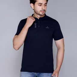 Yoorix Men Mandarin Collar T-shirt-image-42