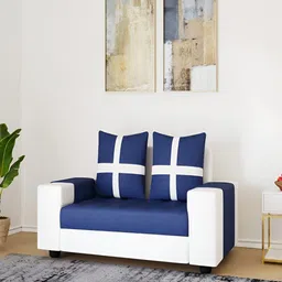 Torque Blue Premium 2 Seater Sofa Set-image-67