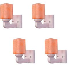 1ST TIME Orange Set Of 4 Solid Glass Traditional Cylinder Wall Lamps-picture-37