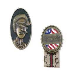 ADORN Set Of 2 Unisex Royal Pop Shaped Statement Broochs-picture-28