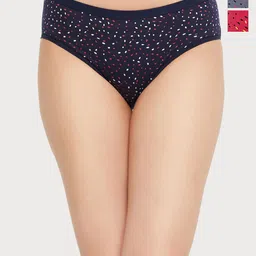 Clovia Women Pack Of 3 Printed Low-Rise Bikini Briefs-picture-24