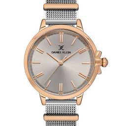 Daniel Klein Trendy Women Grey Dial & Bracelet Style Straps Analogue Watch DK.1.13261-3-image-92