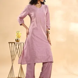 Anouk Women Panelled Kurta with Palazzos-picture-23