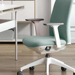 Pelicanwork Model 74 Green & White Textured Study Arm Chair-image-3