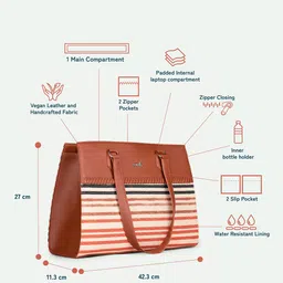 ZOUK Women Printed Structured Shoulder Bag image 5