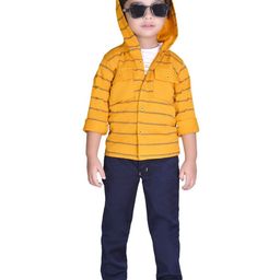 DOTSON Boys Printed T-Shirt With Shirt & Trouser-image-71