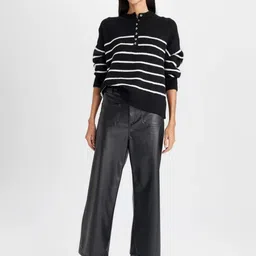 DeFacto Women Mid-Rise Parallel Trousers-picture-31