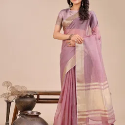LeeliPeeri Designer Zari Organza Saree-picture-17