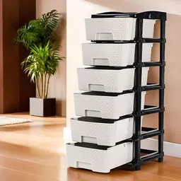 Aura Black Set of 1 Regular Drawer Organiser Organisers-12