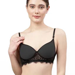 Samvar Black Cotton Non-Wired Non Padded Minimizer Bra-picture-35