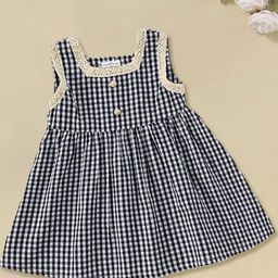 FOREVER FRIDAY Girls Checked Printed Cotton Fit and Flare Dress-image-62