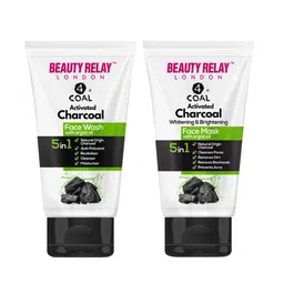 BeautyRelay London 4coal Activated Charcoal Face Wash & Face Mask - 200ml Buy 1 Get 1 Free-75