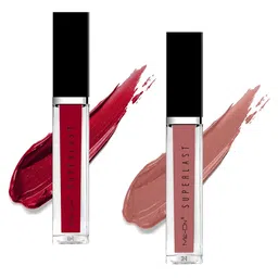 ME-ON Set of 2 Superlast Long Lasting Lip Gloss 6 ml each - Shade 01 & 21 image 1