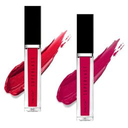 ME-ON Superlast Set Of 2 Matte Liquid Lipstick - Shade 02-11 6ml image 1