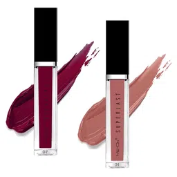 ME-ON Set Of 2 Superlast Waterproof Matte Liquid Lip Gloss 6ml Each - Shade 07 & 21 image 1