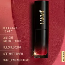 Lakme Xtraordin-Airy One-and-Done Lip, Cheek & Eye Tint 3 ml - Crimson Kiss image 5