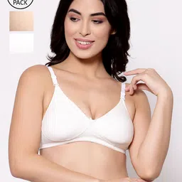 Inner Sense Multicoloured Pack of 3 Solid T-shirt Sustainable Bra ISB100-picture-11