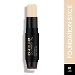 Colors Queen Fix & Blend Oil Free Foundation Stick 12gm-Ivory 01-58