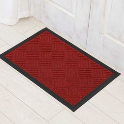 Ariana Red Self-Design Anti-Skid Doormat-image-46