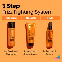 MATRIX Opti Care Smooth Straight Professional Shampoo 350ml & Conditioner 196g image 5