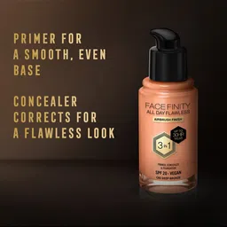 Max Factor Facefinity SPF20 All Day Flawless 3-In-1 Foundation 30ml - Deep Bronze C82 image 2