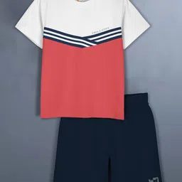 HELLCAT Girls Colourblocked T-shirt With Shorts-image-38