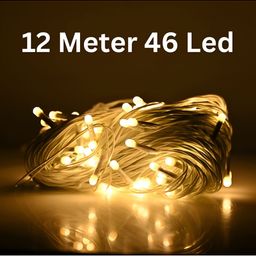 ENORMITY Yellow Rice Shape String Lights image 1