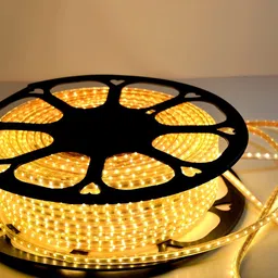 SPARK WORLD Yellow Rice Shaped String Lights-2
