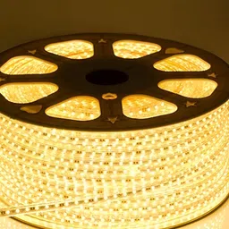 SPARK WORLD Yellow Rice Shaped String Lights-16