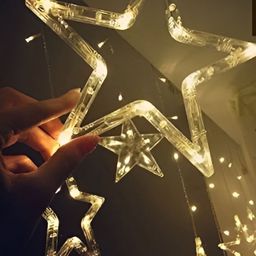 ENORMITY Yellow Star Shaped String Lights-12