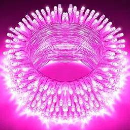 ENORMITY Pink Rice Shape String Lights image 1