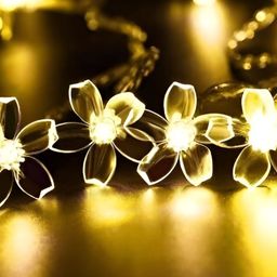 SPARK WORLD Yellow LED String Lights-16